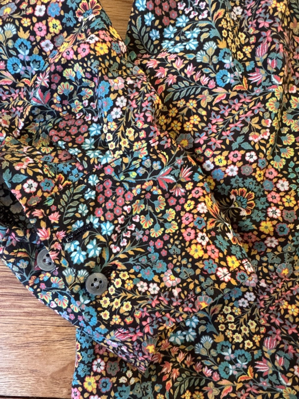 J. Crew x Liberty Multicolor Floral Button-Down Shirt - Picture 4 of 4